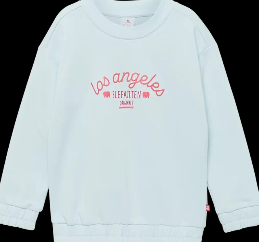 Outlet jasnoniebieska bluza dziewczęca Dzieci Odzież