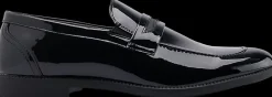 lakierowane eleganckie lordsy męskie Am Shoe Męskie Półbuty