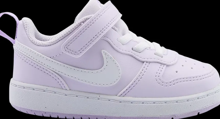 Online liliowe sneakersy dziewczęce Court Borough Low Recraft Dzieci Sportowe