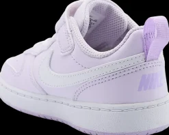 Online liliowe sneakersy dziewczęce Court Borough Low Recraft Dzieci Sportowe