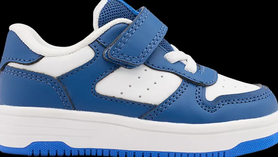 Sale niebiesko-białe sneakersy dziecięce z zapięciem na rzep Dzieci Sportowe