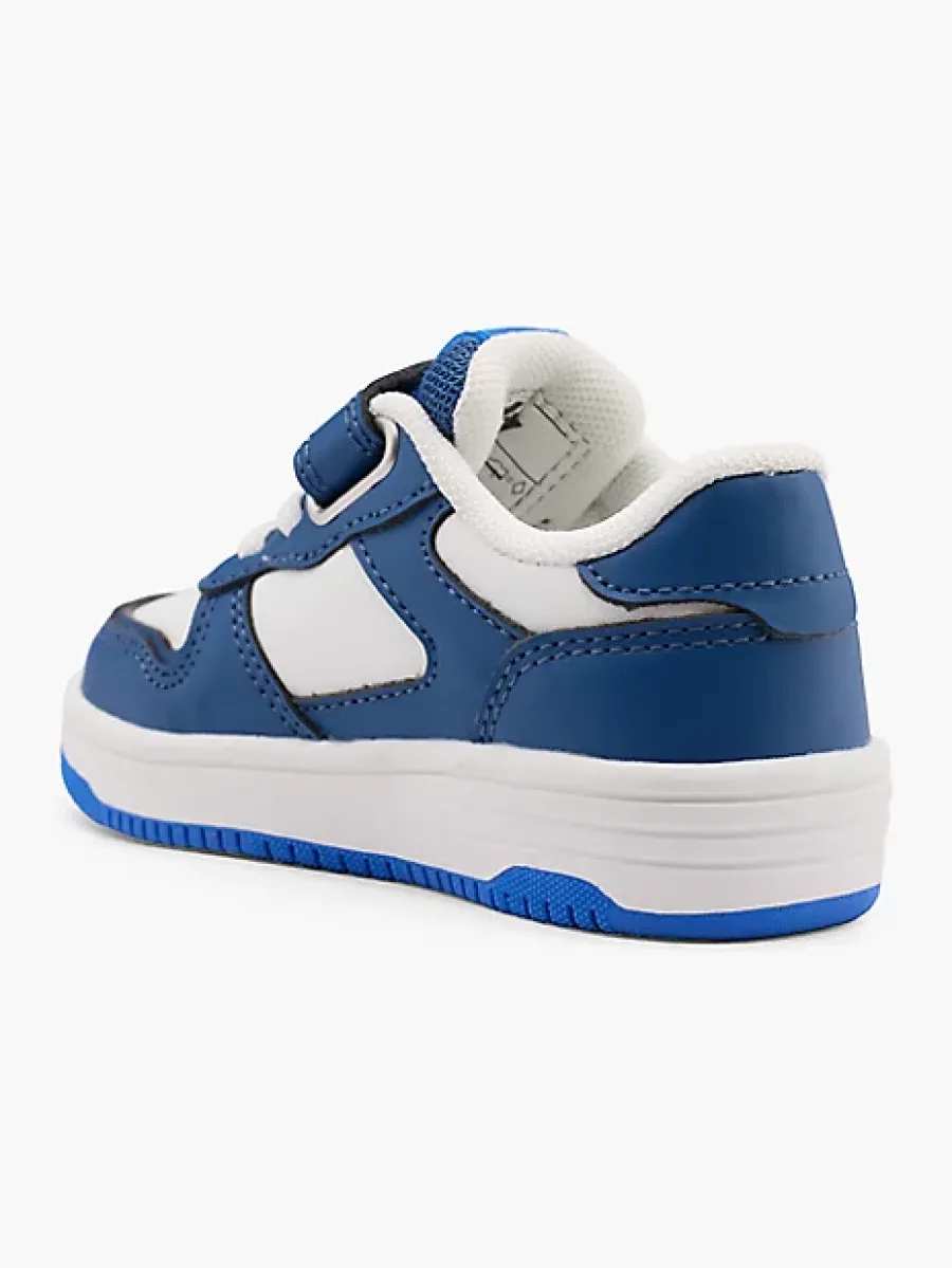 Sale niebiesko-białe sneakersy dziecięce z zapięciem na rzep Dzieci Sportowe