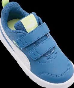 New niebiesko-białe sneakersy dziecięce Courtflex V3 Dzieci Sportowe