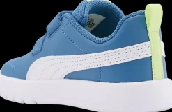 New niebiesko-białe sneakersy dziecięce Courtflex V3 Dzieci Sportowe