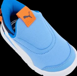 Online niebiesko-białe wsuwane sneakersy dziecięce Courtflex v3 Slip On Dzieci Sportowe|Markowe