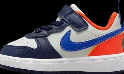 Clearance niebiesko-biało-pomaranczowe sneakersy dziecięce Dzieci Sportowe|Do Szkoły