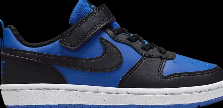 Outlet niebiesko-czarne sneakersy dziecięce Court Borough Recraft Low Dzieci Sportowe