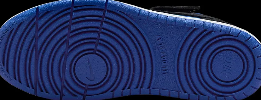 Outlet niebiesko-czarne sneakersy dziecięce Court Borough Recraft Low Dzieci Sportowe
