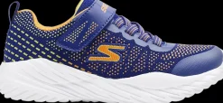 Clearance niebiesko-pomarańczowe sneakersy dziecięce Dzieci Sportowe