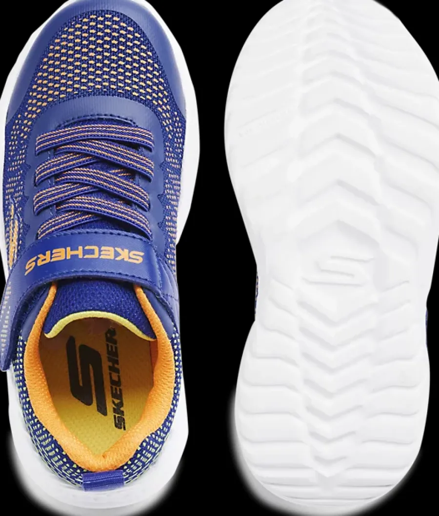 Clearance niebiesko-pomarańczowe sneakersy dziecięce Dzieci Sportowe