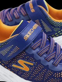 Clearance niebiesko-pomarańczowe sneakersy dziecięce Dzieci Sportowe