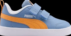 Discount niebiesko-pomarańczowe sneakersy dziecięce Courtflex V2 Dzieci Sportowe