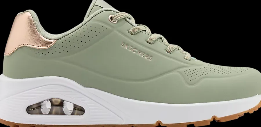 Sale oliwkowe sneakersy damskie Uno Damskie Sportowe
