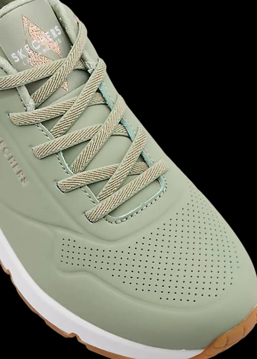 Sale oliwkowe sneakersy damskie Uno Damskie Sportowe