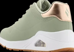 Sale oliwkowe sneakersy damskie Uno Damskie Sportowe