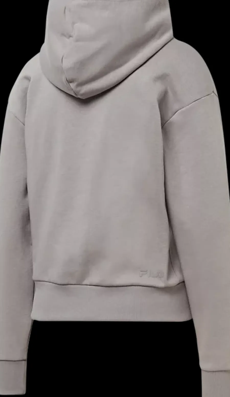 Outlet popielata bluza damska z kapturem Damskie Odzież Damska|Odzież