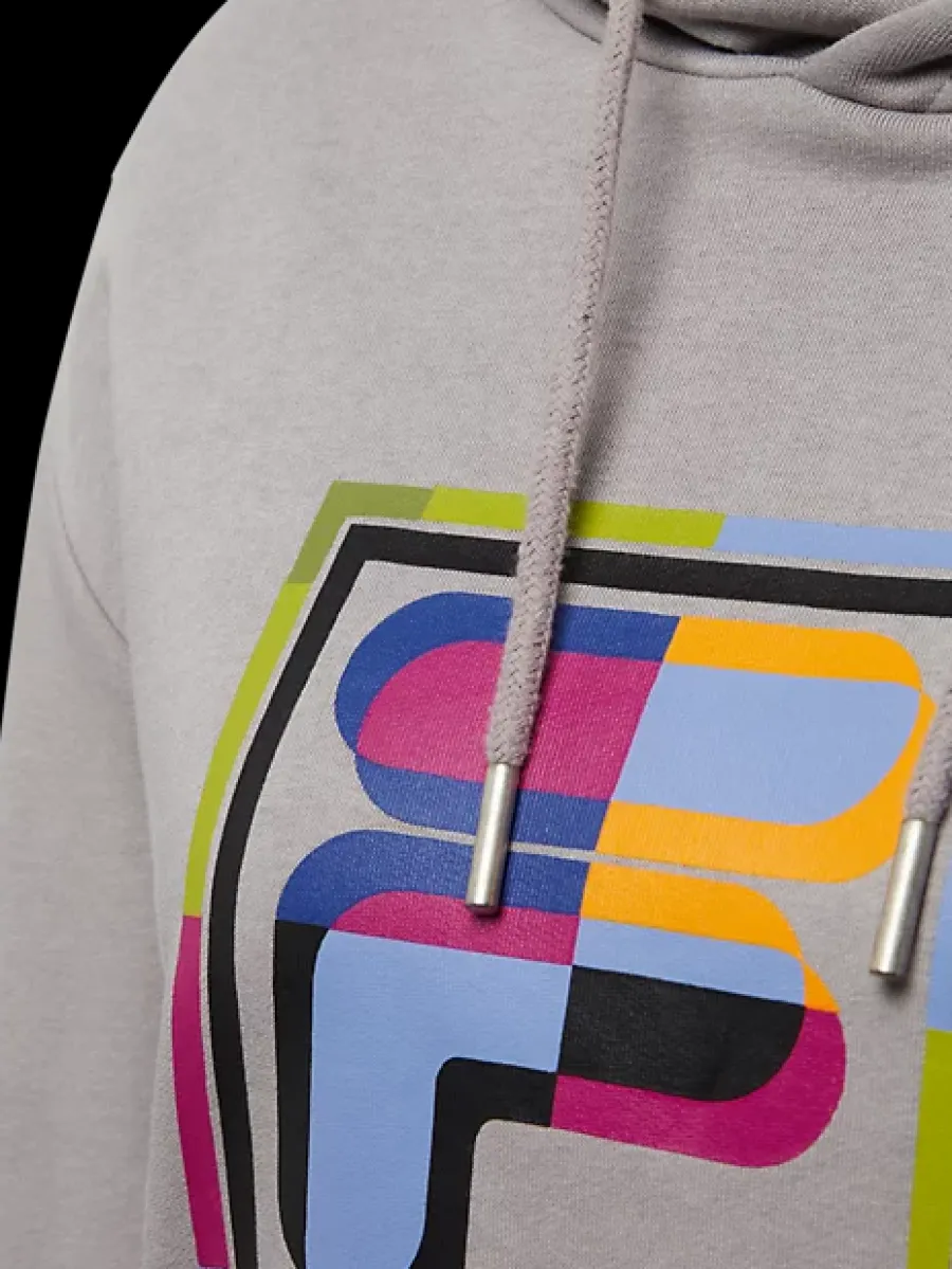 Outlet popielata bluza damska z kapturem Damskie Odzież Damska|Odzież