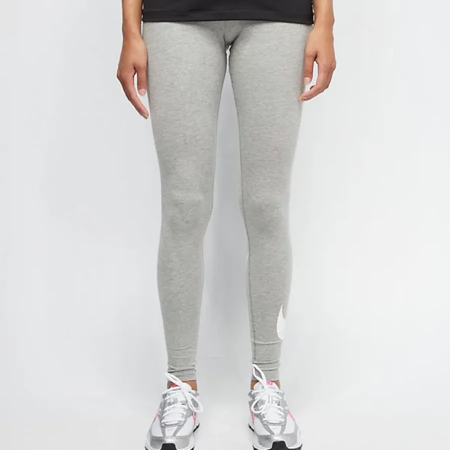 Clearance popielate legginsy damskie Damskie Odzież Damska|Odzież
