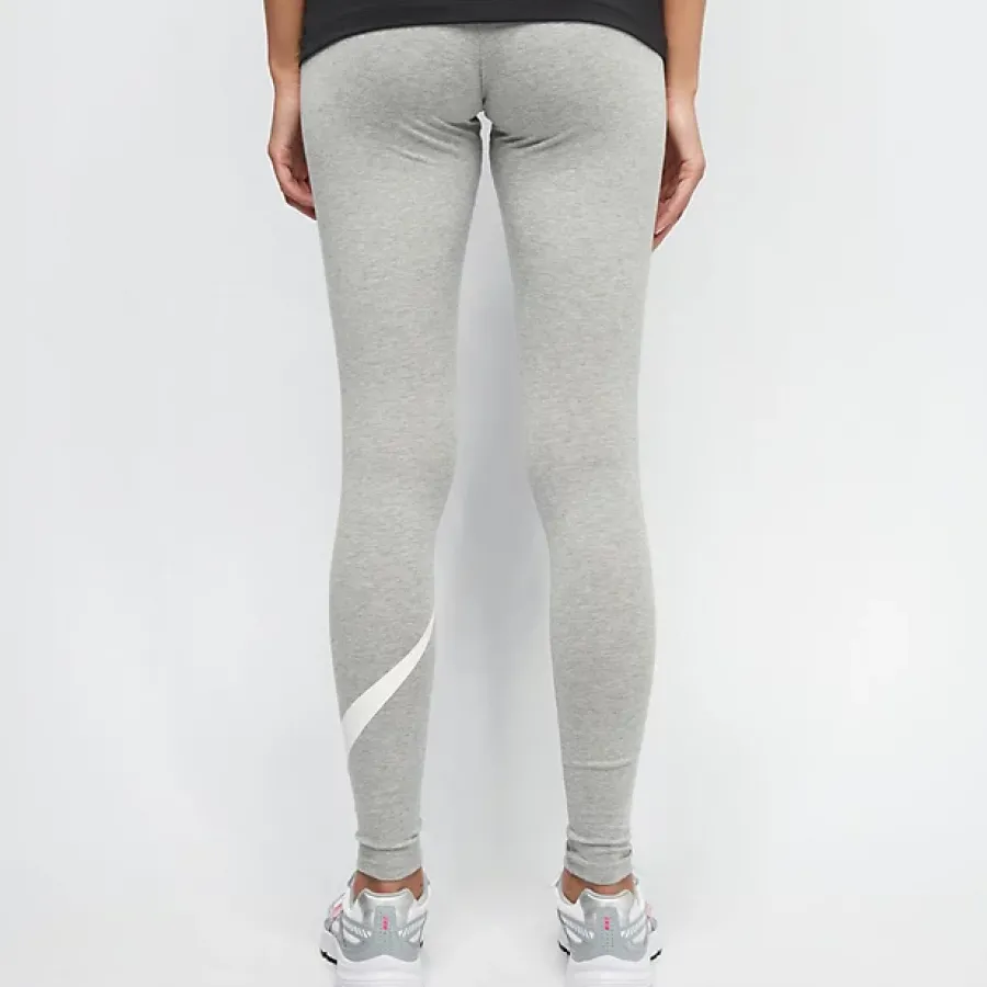 Clearance popielate legginsy damskie Damskie Odzież Damska|Odzież