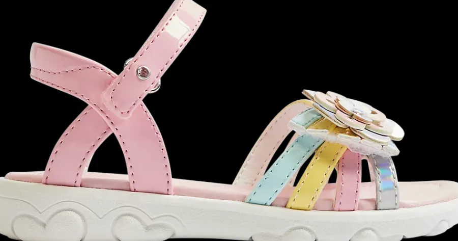 różowe sandały dziewczęce Dzieci Sandały