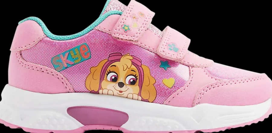 Clearance różowe sneakersy dziewczęce zapinane na rzepy Dzieci Sportowe