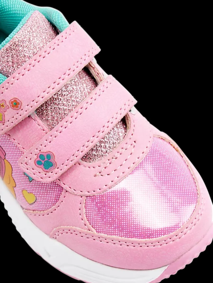 Clearance różowe sneakersy dziewczęce zapinane na rzepy Dzieci Sportowe