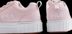 różowe sneakersy dziewczęce na białej podeszwie Dzieci Sportowe