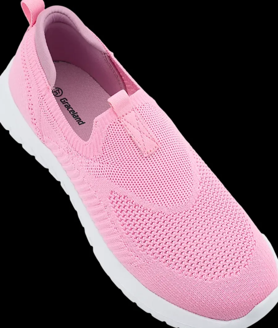 Hot różowe wsuwane sneakersy dziewczęce Dzieci Sportowe