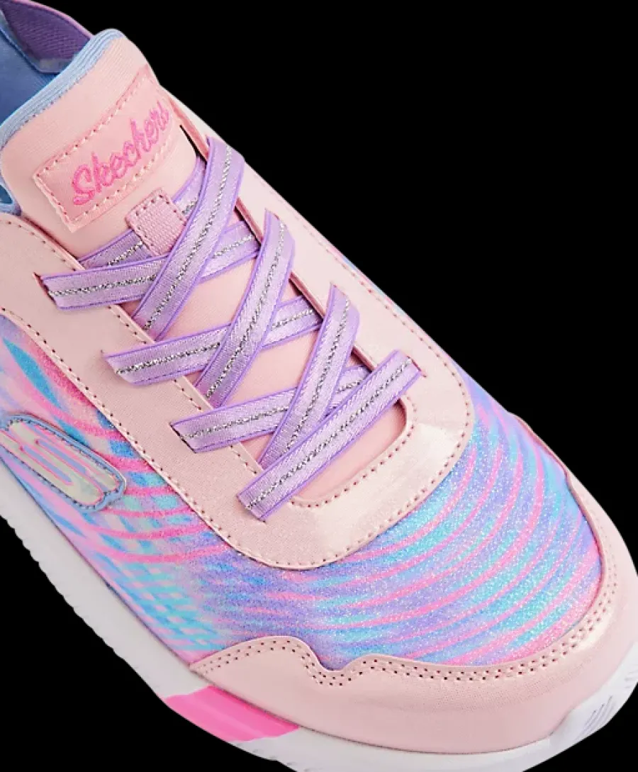 Best różowo-niebieskie sneakersy dziewczęce Swift Fit Dzieci Sportowe