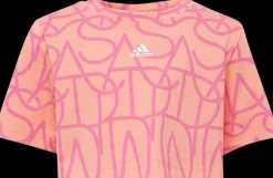 New różowy crop top dziewczęcy Odzież