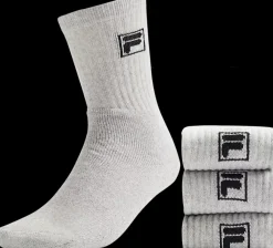 Clearance szare skarpetki w 3-paku Damskie Skarpetki|Skarpety