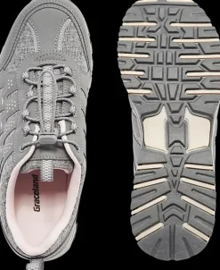 szare sneakersy damskie z praktycznym ściągaczem Damskie Sportowe|Trekkingowe
