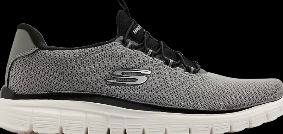 Clearance szare sneakersy męskie z wkładką memory Męskie Sportowe