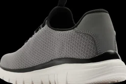Clearance szare sneakersy męskie z wkładką memory Męskie Sportowe