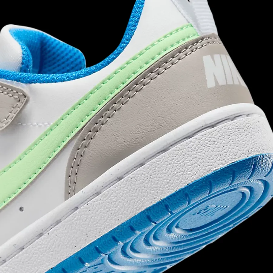 szaro-białe sneakersy dziecięce COURT BOROUGH LOW RECRAFT Dzieci Sportowe