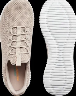 Outlet szarobrązowe sneakersy damskie z wygodną wkładką Damskie Sportowe|Markowe