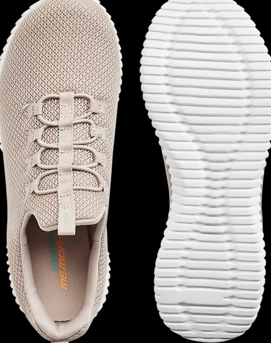 Outlet szarobrązowe sneakersy damskie z wygodną wkładką Damskie Sportowe|Markowe