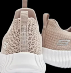 Outlet szarobrązowe sneakersy damskie z wygodną wkładką Damskie Sportowe|Markowe