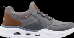 Outlet szaro-brązowe sneakersy męskie Męskie Sportowe