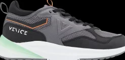 Clearance szaro-czarne sneakersy chłopięce Vty Dzieci Sportowe