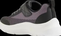 Online szaro-czarne sneakersy dziecięce Skech Fast Dzieci Sportowe