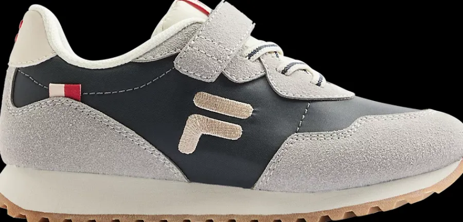 Outlet szaro-czarne sneakersy dziecięce Dzieci Sportowe|Do Szkoły