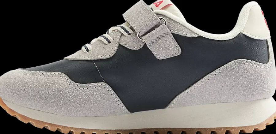 Outlet szaro-czarne sneakersy dziecięce Dzieci Sportowe|Do Szkoły