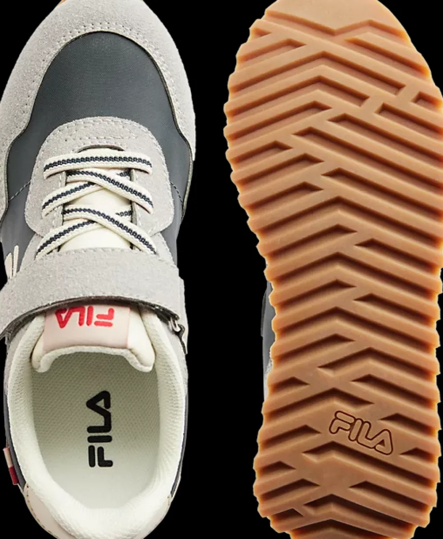 Outlet szaro-czarne sneakersy dziecięce Dzieci Sportowe|Do Szkoły