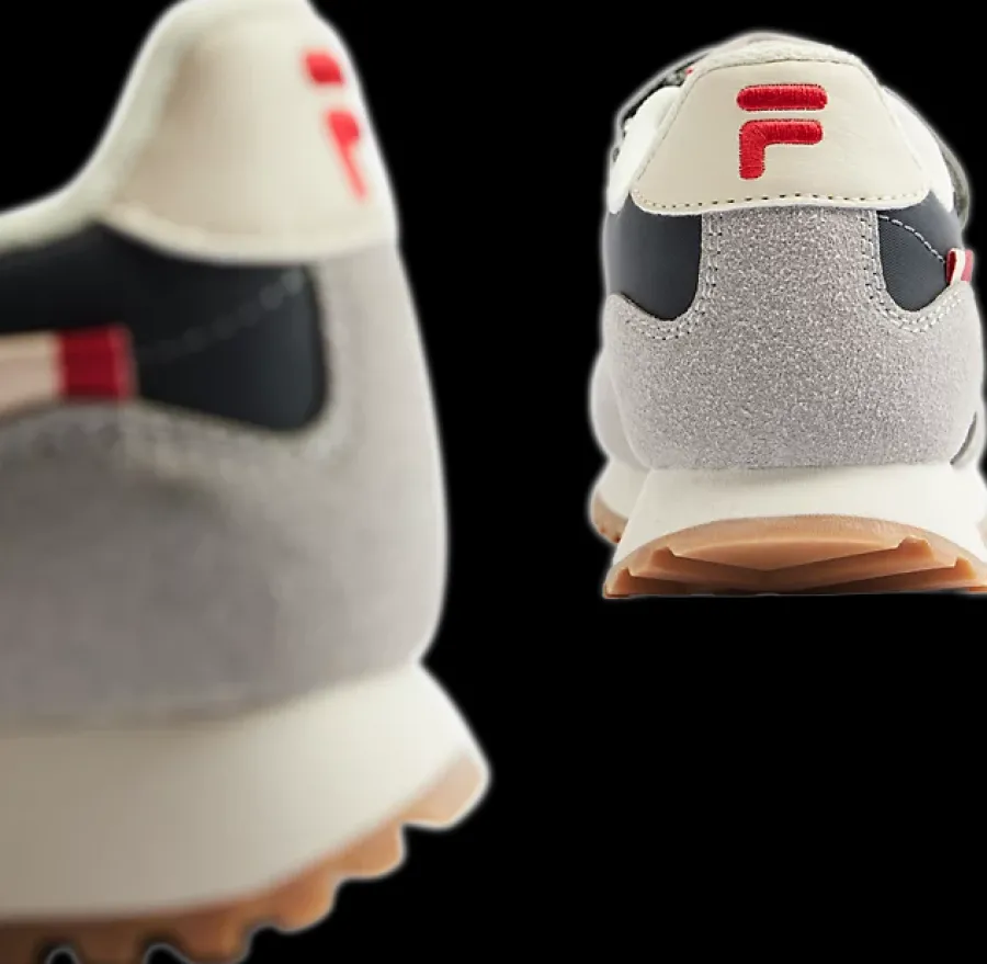 Outlet szaro-czarne sneakersy dziecięce Dzieci Sportowe|Do Szkoły