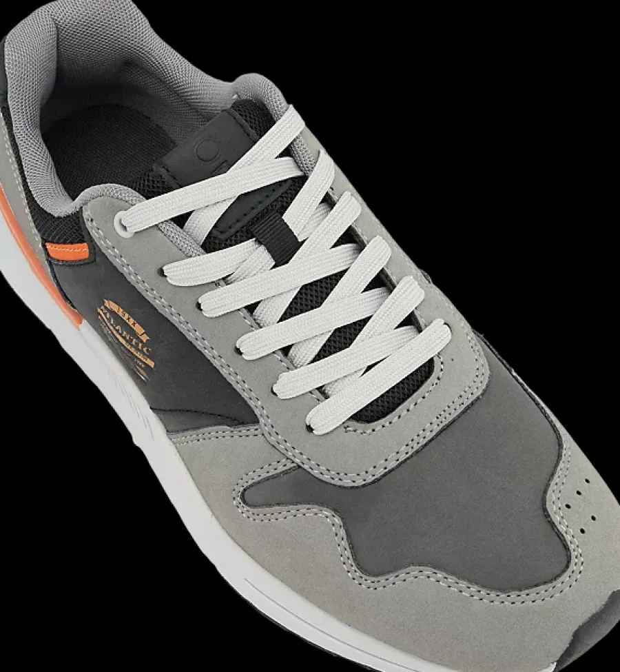 New szaro-czarne sneakersy męskie Męskie Sportowe