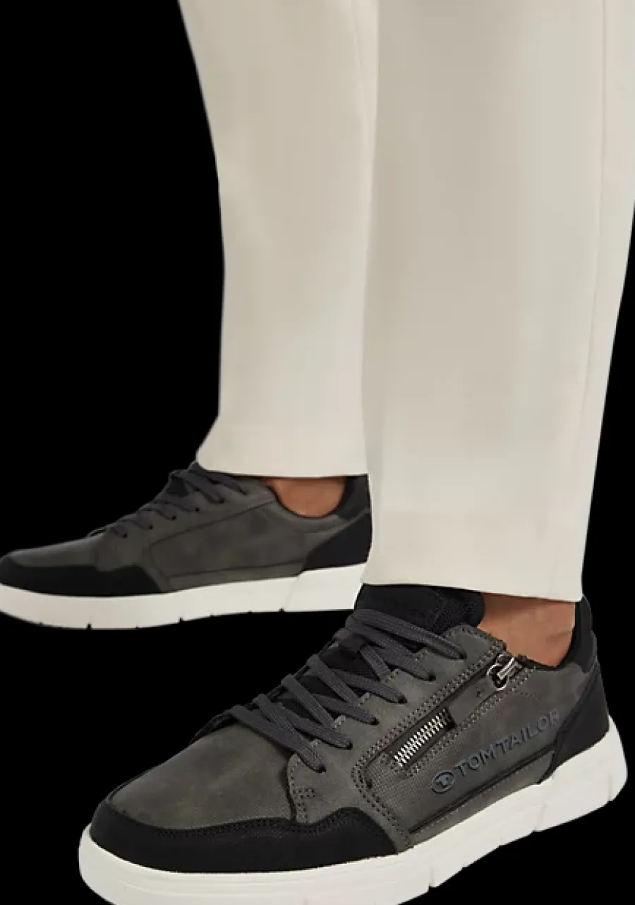 Sale szaro-czarne sneakersy męskie Męskie Półbuty