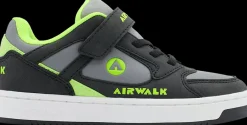 Hot szaro-czarno-zielone sneakersy dziecięce Dzieci Sportowe