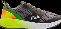 szaro-limonkowe sneakersy dziecięce Dzieci Sportowe