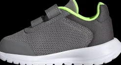 Outlet szaro-limonkowe sneakersy dziecięce Tensaur Run 2.0 Dzieci Sportowe